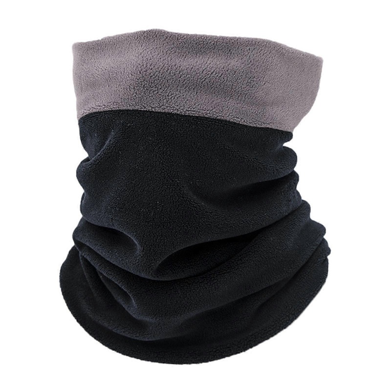 Girls Fleece Face Cover Thick Neck Warmer Winter Windproof Tube Scarves for Face Soft Women Half Mask Gaiter Snowboard  dark gray black | Fruugo SG