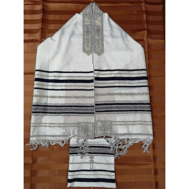 Jewish Tallit Prayer Shawl with Talis Bag | Fruugo SG