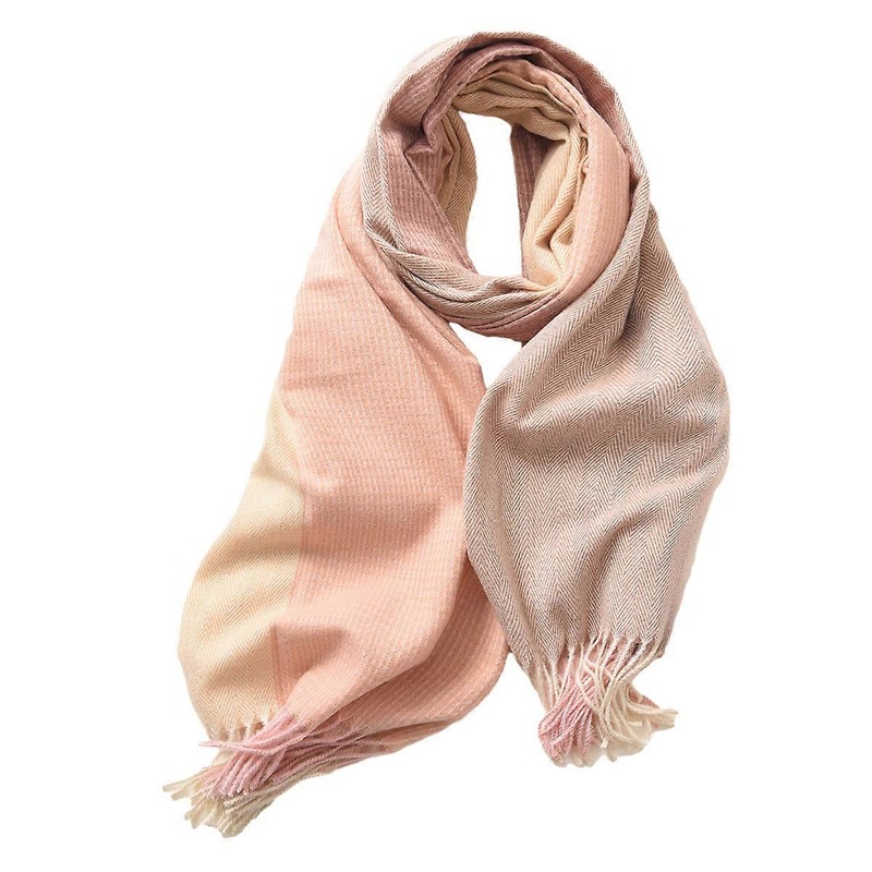 Women’s Fall Winter Scarf Cashmere Feel Scarf Lightweight Scarves for Women Large Soft 2 Tone Shawls and Wraps | Fruugo SG