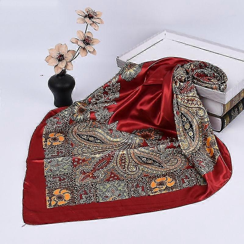 35 Satin Large Square Head Scarves –  Silk Like Neck Scarf Hair Sleeping Wraps Lightweight Satin Silk Scarfs | Fruugo SG