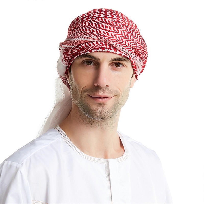 Arab Scarf with Gift Box Adult Tactically Shemagh Scarf Outdoor Tactically Keffiyeh Headscarf Multi Purpose Headscarf  White | Fruugo SG