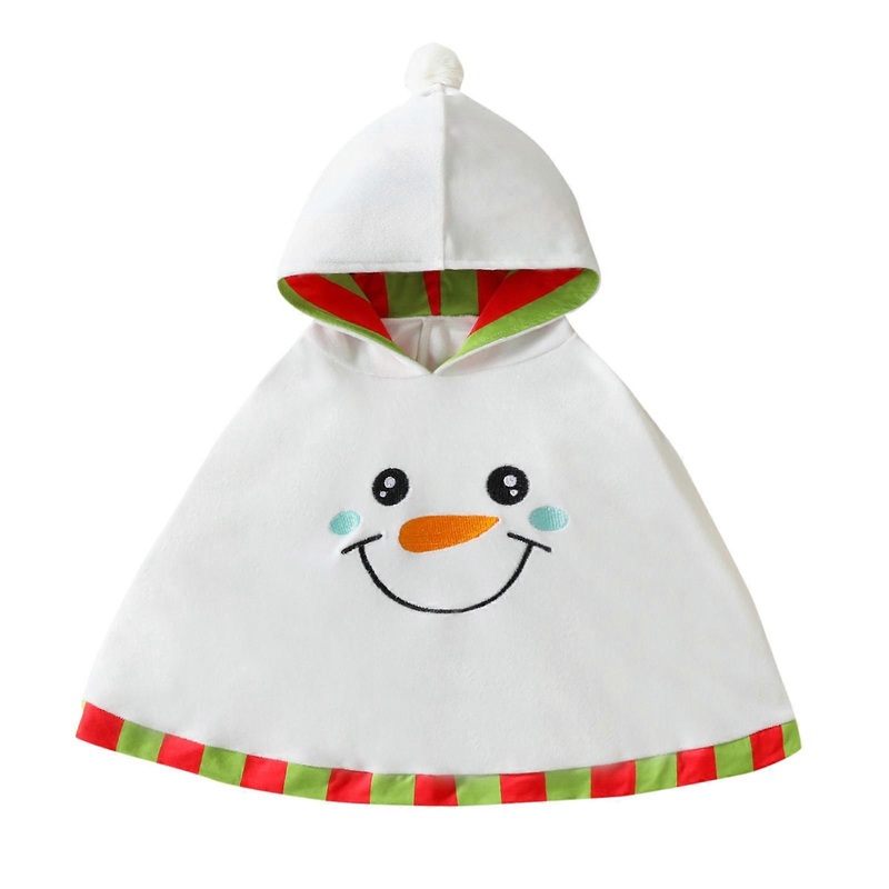 Christmas Capes Shawl Snowman Reindeer Festive Party Wear for Children Kid Christmas Shawl Wrap Snowman Reindeer  White 80 cm | Fruugo SG
