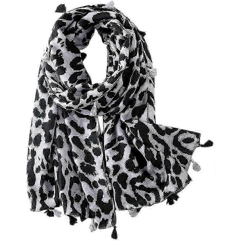 Leopard Scarf Women Lady Oversized Long Soft Warm Wrap Shawl Animal Print Scarves | Fruugo SG