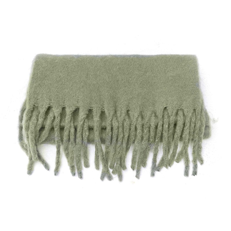 Luxury Women Scarf Winter Thick Warm Solid Cape Wraps Long Shawl Winter Female Bandana Long Tassel Blanket  Luo orange green | Fruugo SG