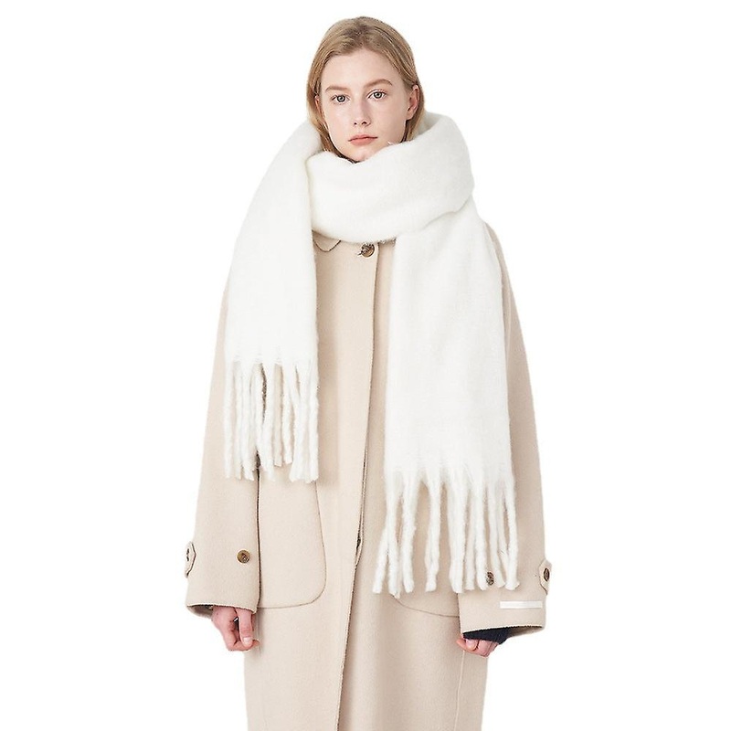 Macaron Solid Color Artificial Cashmere Scarf Women’s Winter Soft Atmosphere Scarf Korean All-match Shawl | Fruugo SG