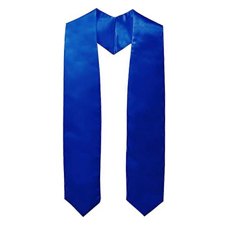 Men Women Adult Students Plain Graduation Honor Stole Scarf Sash For Academic Commencement | Fruugo SG