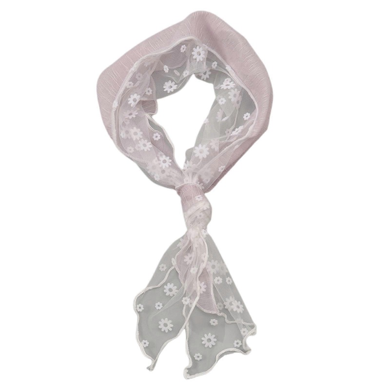 Women’s Lace Scarf Spring Summer Lady Solid Color Triangular Scarves Soft Breathable Shawl  Female Neck Wrap | Fruugo SG