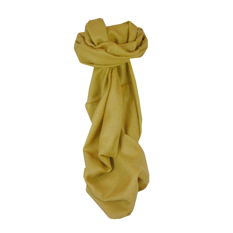 Fine Cashmere Scarf Karakoram Birds-Eye Weave Amber by Pashmina & Silk | Fruugo SG