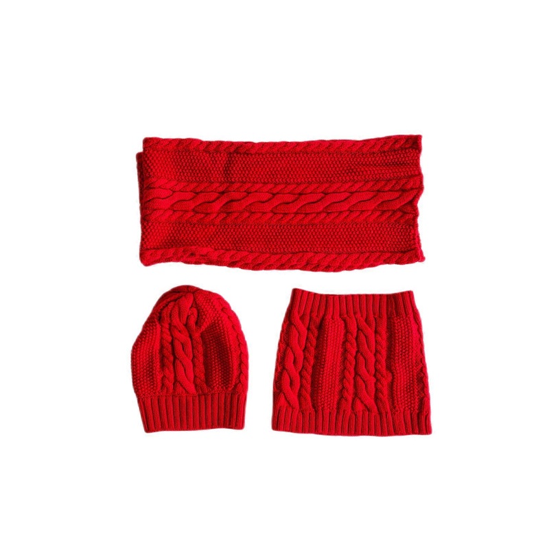 Knit stitch pack: scarf, cap and neck warmer | Fruugo SG