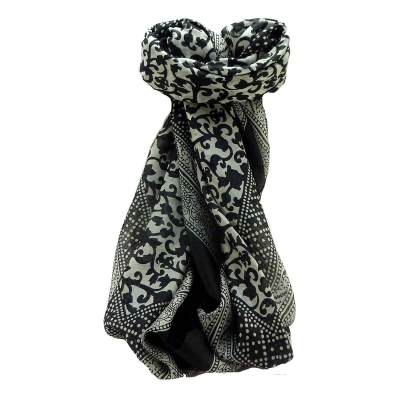 Mulberry Silk Contemporary Square Scarf Geometric G131 by Pashmina & Silk | Fruugo SG