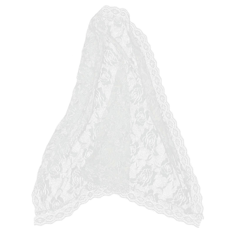 Women Neck Scarf Catholicism Lace Veil Fashion Accessory Mass 1Pcs | Fruugo SG