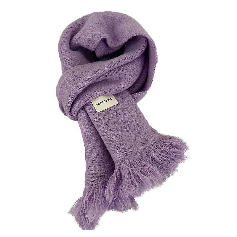 Children’s knitted wool scarves are warm and thick and versatile | Fruugo SG