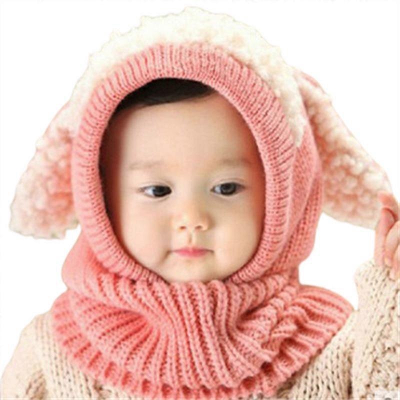 Ear Protection Children’S Scarf Wool Hat Warm Puppy Shawl Hat | Fruugo SG