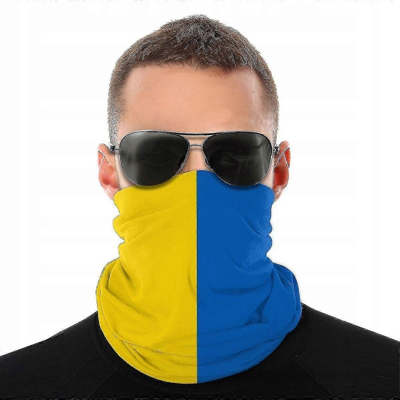Flag Of Ukraine Scarf Half Face Mask Unisex Fashion Tube Scarf Neck Bandanas Versatility Headwear Biking | Fruugo SG