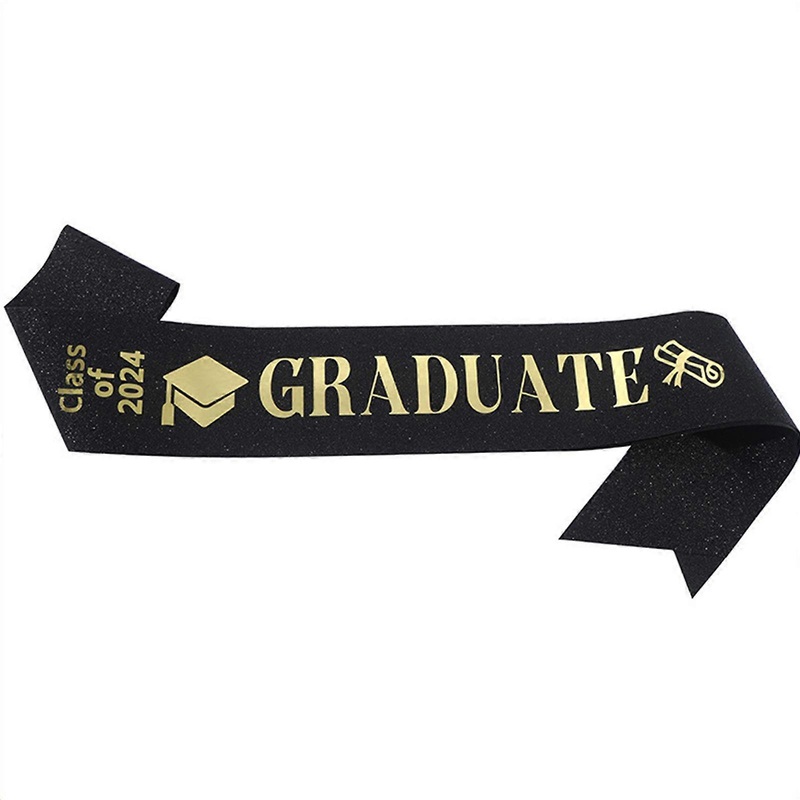 Graduation Party Stole Sash Honor Stole Unisex Teens Student Honor Scarf Not Fading Graduation Sash Scarf for College  Black | Fruugo SG