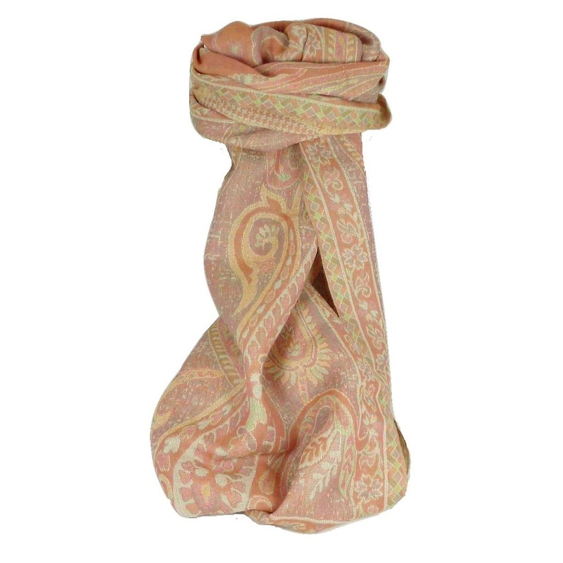 Muffler Scarf 3173 in Fine Pashmina Wool Heritage Range by Pashmina & Silk | Fruugo SG