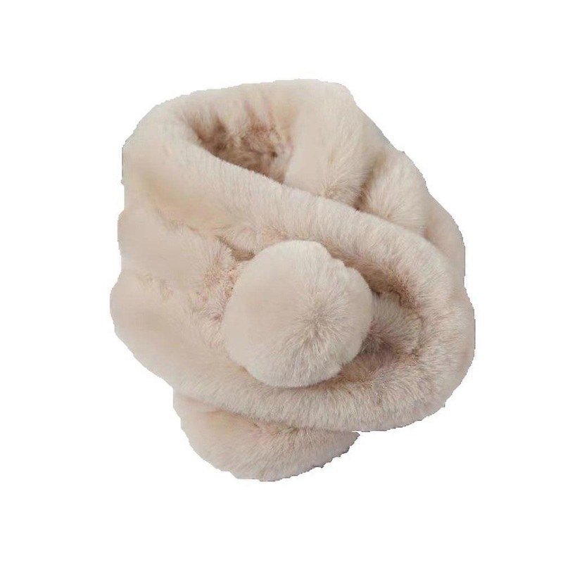 Women’s scarf winter plush scarf, soft warm fluffy faux rabbit fur winter scarf autumn scarf faux fur fur collar scarf tube scarf loop scarves | Fruugo SG