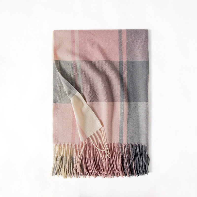 Women’s Winter Scarf Checked Oversized Winter Scarf British Style Plaid Pattern Autumn Scarf Warm Long Stole for Daily W | Fruugo SG