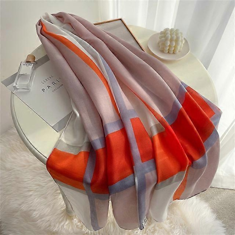 2022 Design Print Women Scarf Winter Cotton Soft Shawl Wraps Foulard Bandana Hijab Pashmina Female Large Warm Scarves | Fruugo SG