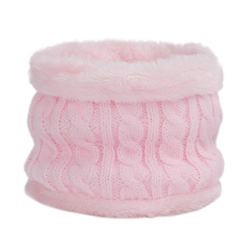 Childrens Scarf Pink Cotton Warm Knit Winter Wear Daily Use Kids 20x14x3cm 1Pcs | Fruugo SG