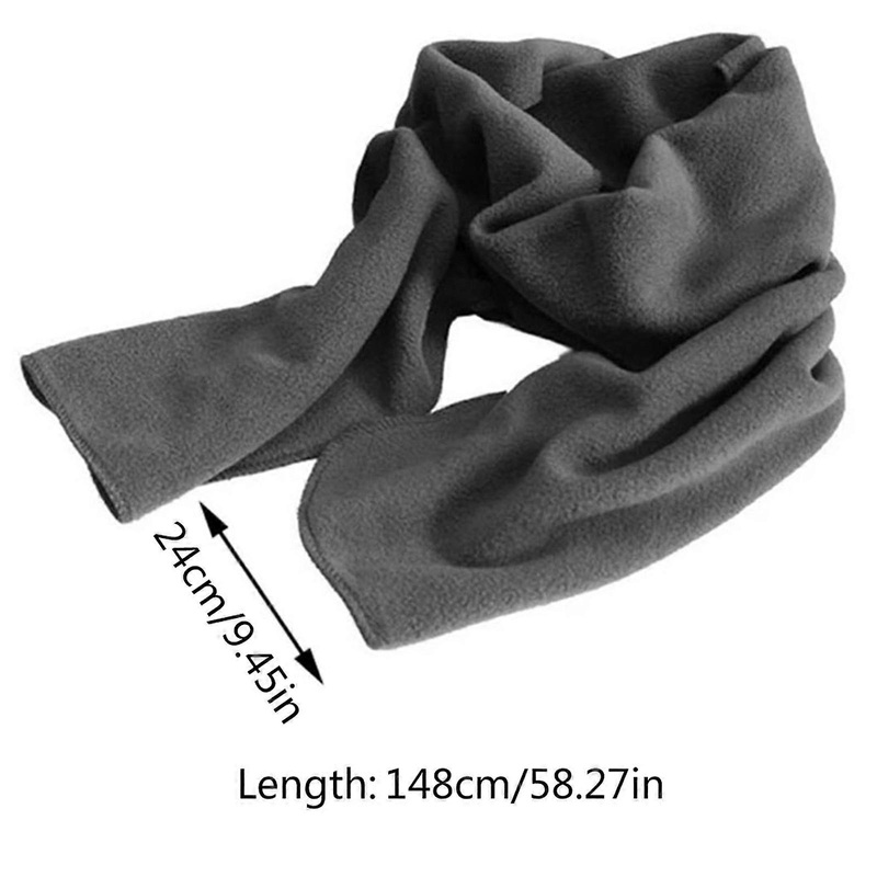 Comfy Polar Fleece Scarf Winter Warm Shawl Lightweight Wrap for Female Male Ladies Kids XMAS New Year Festival Present  Red | Fruugo SG