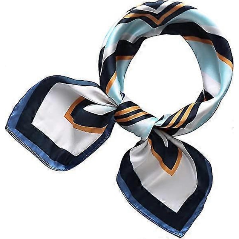 Elegant Women’s Silk Square Scarf Multi-Design 70x70cm Summer Lightweight Accessory Imitation Silk Small Towel | Fruugo SG