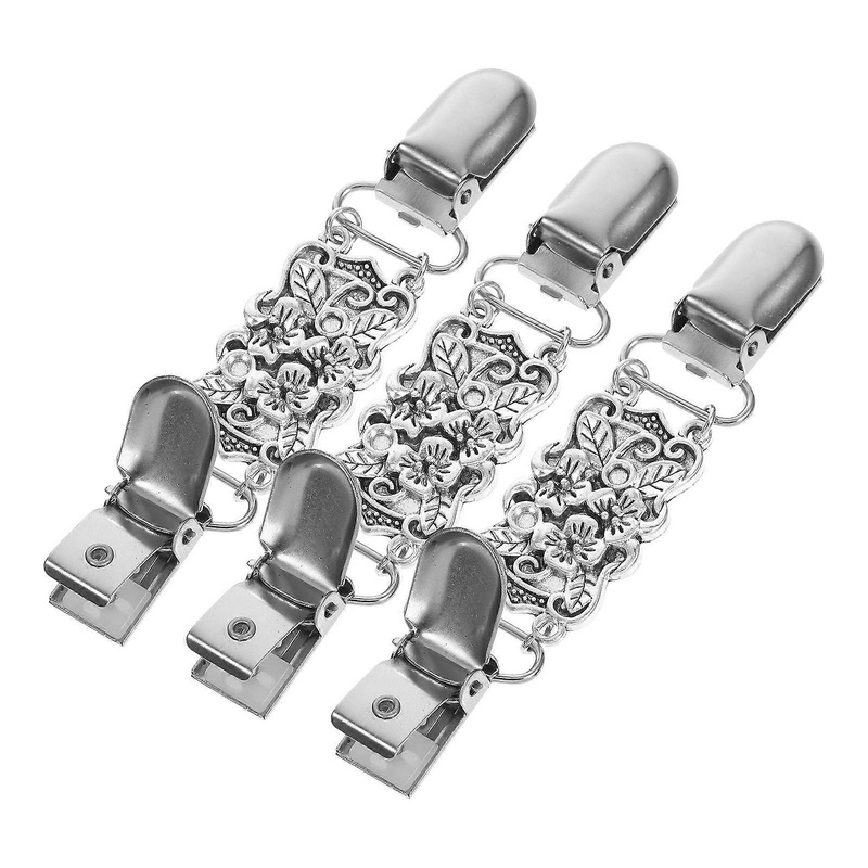 Fashion Cardigan Clips Sweater Shawl Clips Women Clothes Golden Iron Alloy Material 3Pcs | Fruugo SG