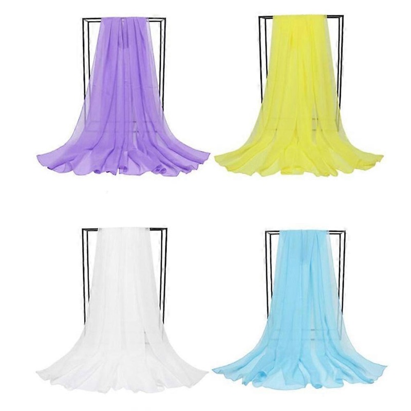 Fashionable Women Scarf Sun Block Cape Rectangular For Party Yellow 160x50cm 1Pcs | Fruugo SG