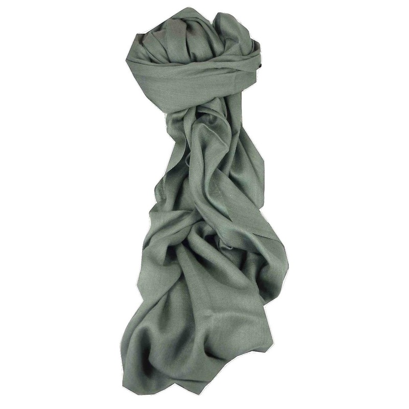 Fine Cashmere Stole Karakoram Birds-Eye Weave Quartz by Pashmina & Silk | Fruugo SG