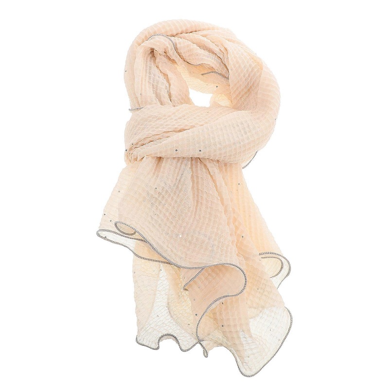 Hair Wrap For Women Head Covering Polyester Material Versatile Styling Options Special Events Beige 176.00X146.00X0.10cm 1Pcs | Fruugo SG