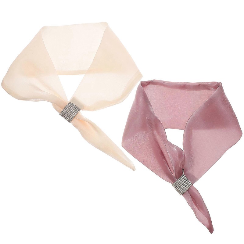 Ladies Neckerchief Elegant Style Women Clothing Accessories Dates -Lavender 75X15X12cm 2Pcs | Fruugo SG