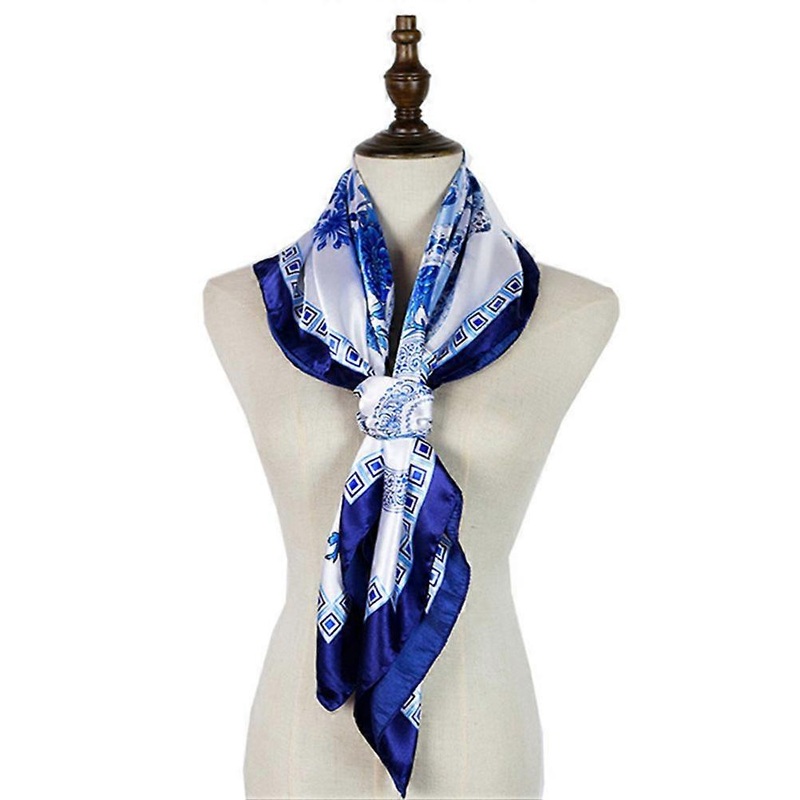 Ladies Scarf Large Shawl Design Silk Shawl Women’s Traditional Style Square 90x90cm Decoration 1Pc | Fruugo SG