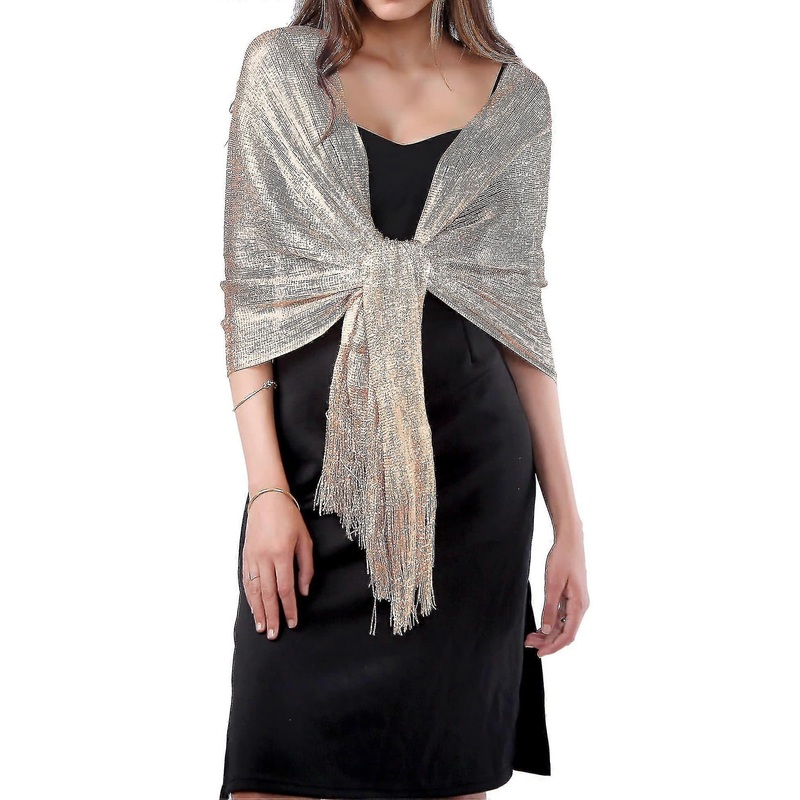 Miss Short Hairwomen’s Sparkle Shawls And Wraps With Buckle For Wedding Party | Fruugo SG