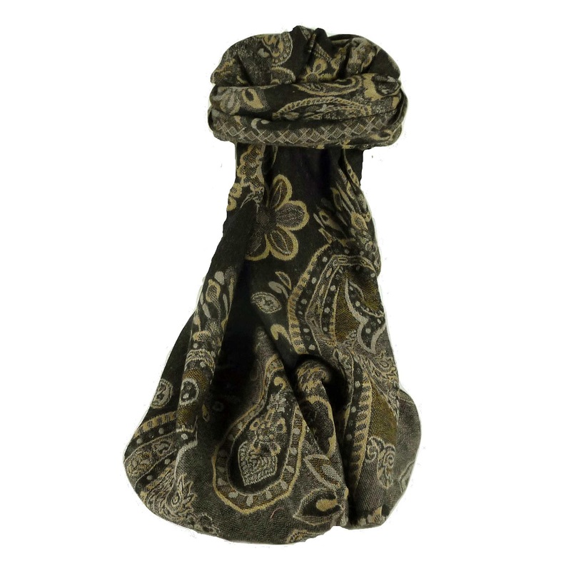 Muffler Scarf 2793 in Fine Pashmina Wool Heritage Range by Pashmina & Silk | Fruugo SG