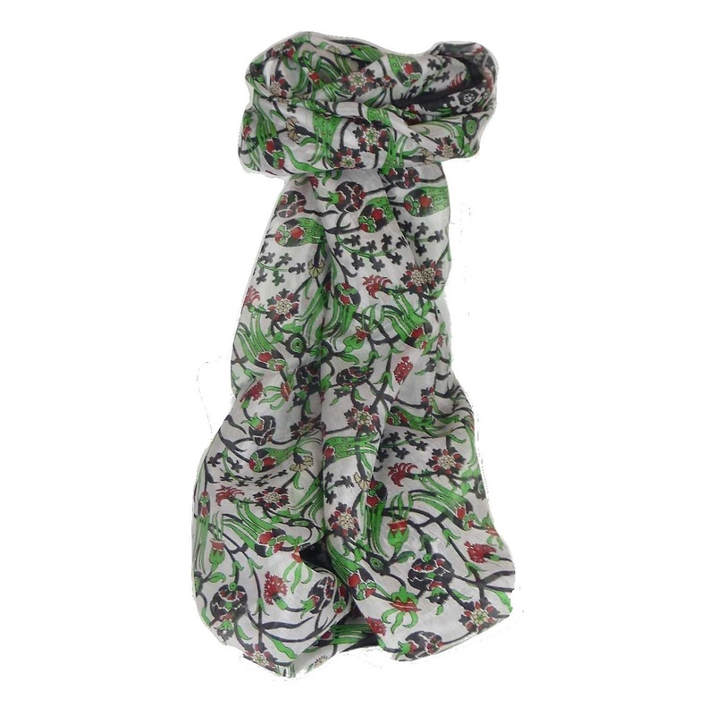 Mulberry Silk Contemporary Long Scarf Mantri Black by Pashmina & Silk | Fruugo SG