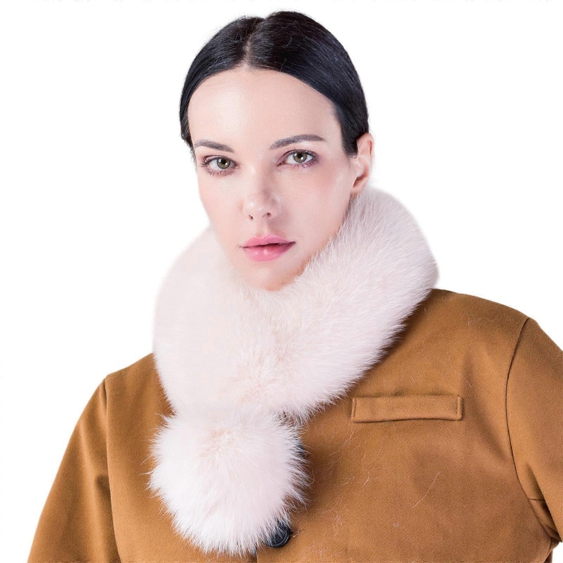 Women Winter Neck Warmer Stylish Scarf Cold Weather Furred Versatile Neck Wrap Winter Thicken Windproof Soft Scarf  light pink | Fruugo SG