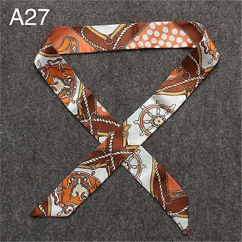 2020 New Skinny Scarves Handle Bag Scarf Brand Silk Scarf For Women Fashion Head Scarf Wraps Bag Decoration Dropshipp | Fruugo SG