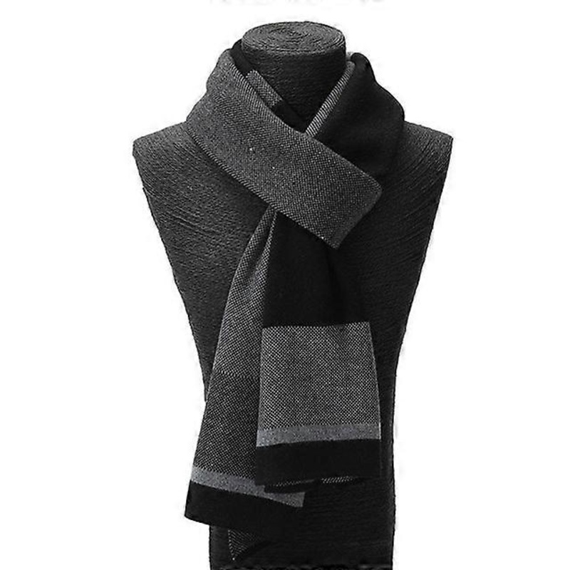 2022 Casual Cool Winter Scarves Men Scarf Warm Neckercheif Business Plaid Kint Scarves Men Cotton Wraps Male Sjaal Foulard | Fruugo SG