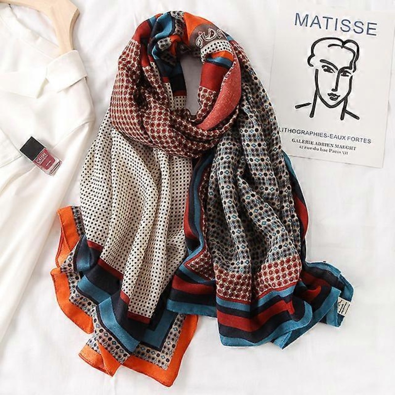 2023 New Women Cotton Scarf Winter Warm Neck Shawls and Wraps Blanket Scarfs Hijabs Headband Pashmina Female Store Foulard | Fruugo SG