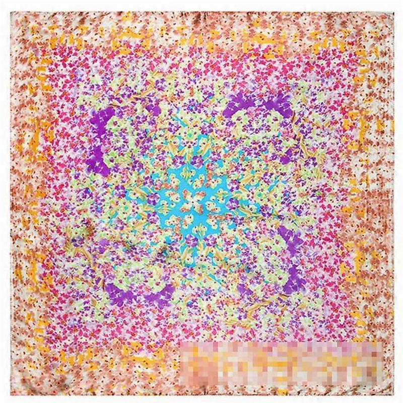 60cm * 60cm New Japan and South Korea small floral scarves Ms. scarves scarves | Fruugo SG