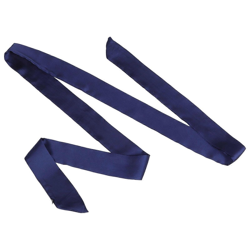 Dark Blue Elegant Thin Scarf For Women Parties Decorative Neckerchief 1Pcs | Fruugo SG