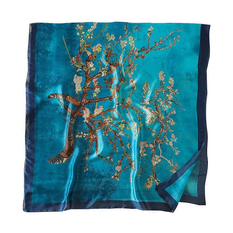 Elegant Women Shawl Imitation Silk Scarf Daily Wearing Rectangular Printed Style Blue 180.00X80.00X1.00cm Sun Protection 1Pack | Fruugo SG