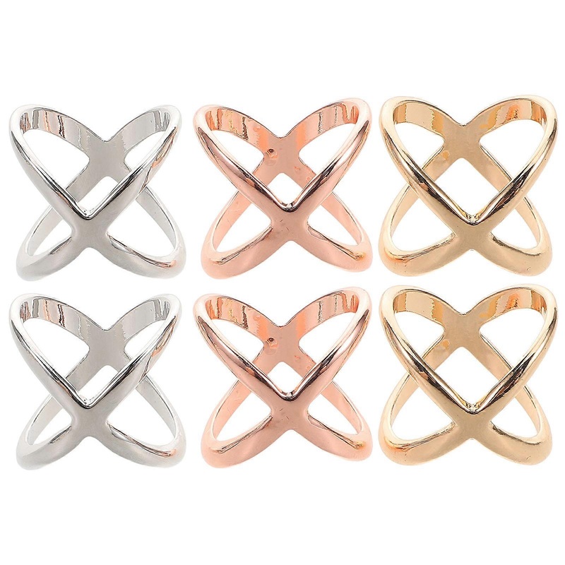 Fashion Scarf Pins And Buckles Metal Scarf Buckle Elegant Sleek Design Neck Scarves 6Pcs | Fruugo SG