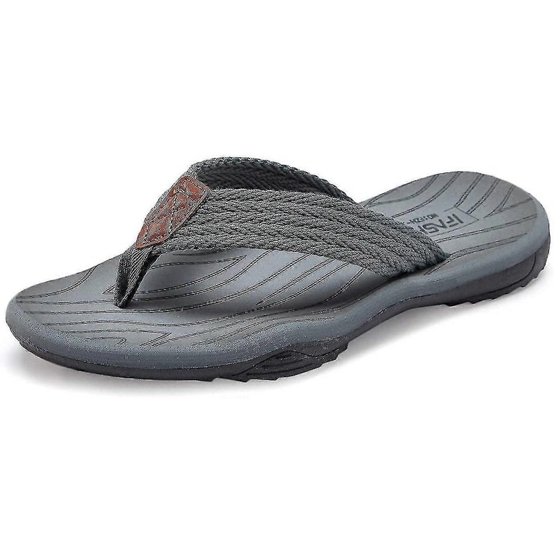 Men’s Flip Flops Comfortable Thong Sandals Indoor And Outdoor Beach Shoes | Fruugo SG