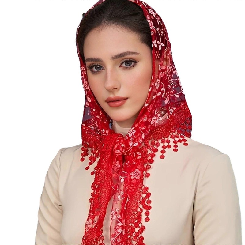Women Bridal Shawl Lace Graceful Bridal Shawl for Special Event Wrap Shawl Tasseled Wrap Decoration  Red | Fruugo SG