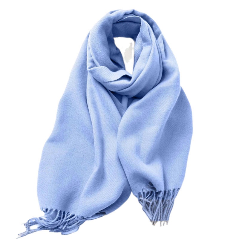 Women Scarf Shawl Wrap Poncho Warm Blanket for Office Outdoor Wedding Solid Color Shawl Wrap Poncho Warm Scarf  Sky Blue | Fruugo SG