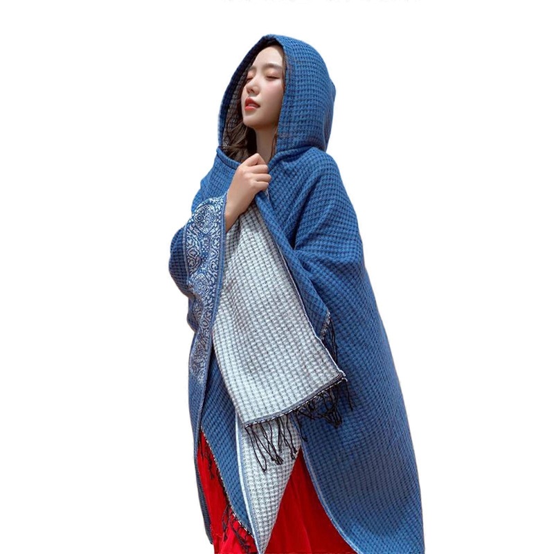 Women Shawl Wrap Poncho Warm Blanket for Office Outdoor Wedding Open Front Shawl Wrap Poncho Warm Scarf  Royal Blue | Fruugo SG