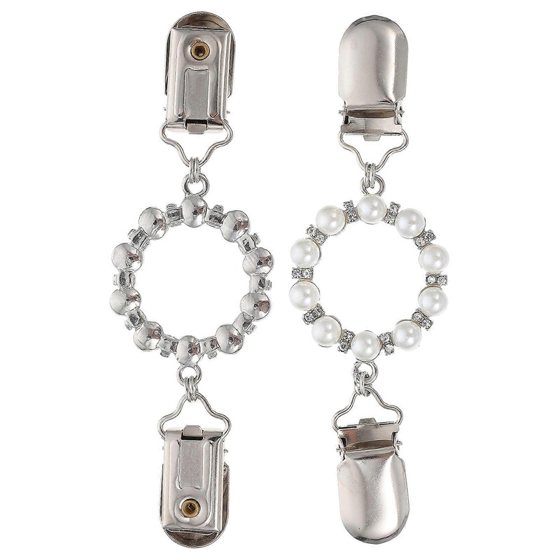 Cardigan Shawl Clip Decorative Holding Scarf in Place Formal Events Alloy Round 2Pcs | Fruugo SG