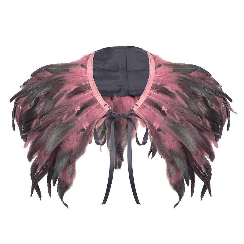 Elegant Feather Shawl for Women Photography Perfect for 1920s Feather Shrug Halloween Cosplay and Evening Dresses  Pink | Fruugo SG