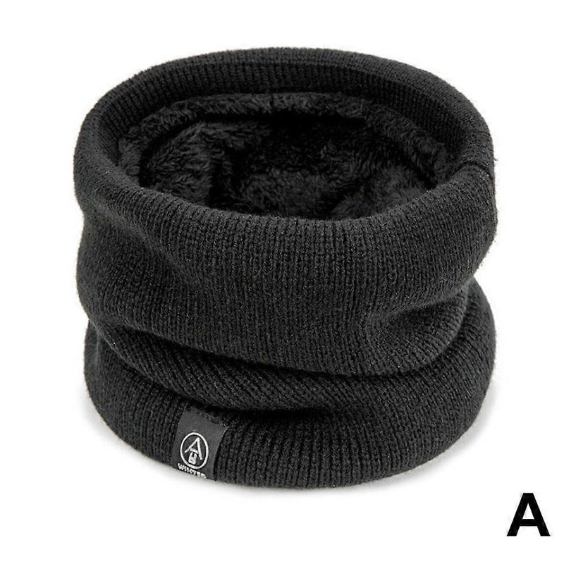 Fashion Knitted Scarf Warm Wool Fur Thick Unisex versatile design Multiple | Fruugo SG